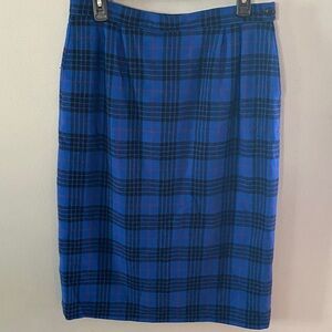 Vintage Pendleton Morgan tartan plaid  Pencil Skirt